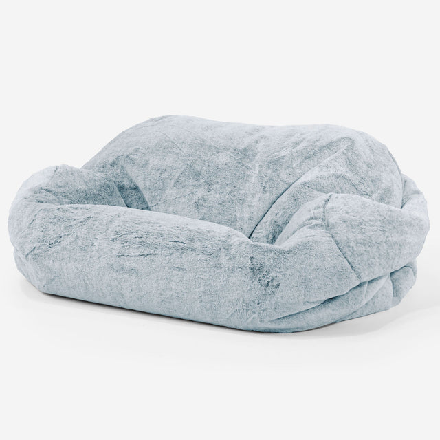 Sabine Bean Bag Sofa Replacement Cover - Fluffy Faux Fur Rabbit 01