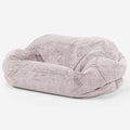Faux Fur Rabbit Dusty Pink