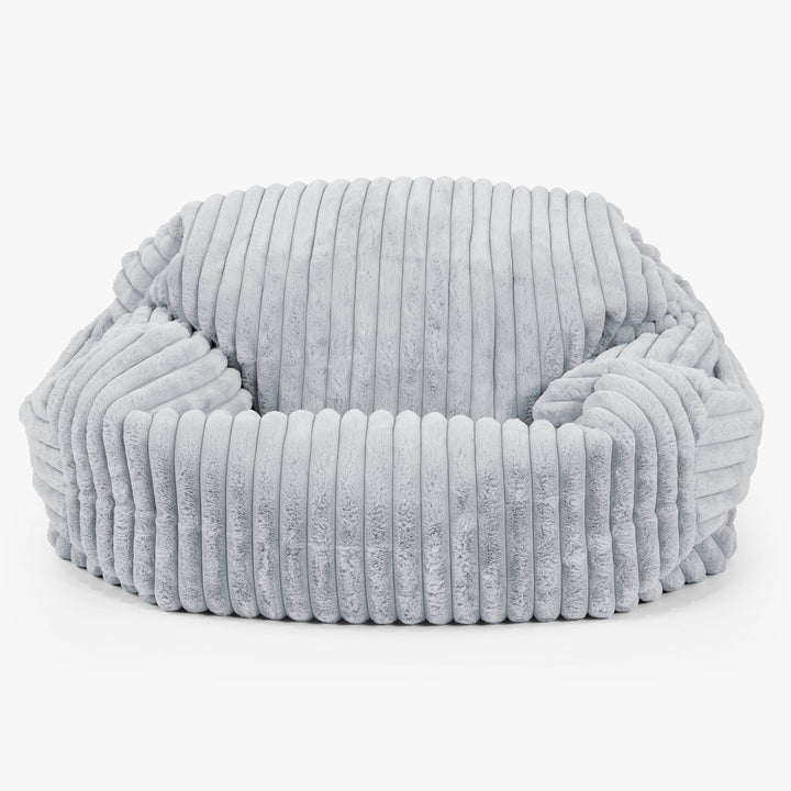 Sabine Bean Bag Sofa - Ultra Plush Cord Duck Egg Blue 02
