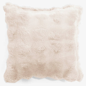 Scatter Cushion Cover 47 x 47cm - Bubble Faux Fur Cream