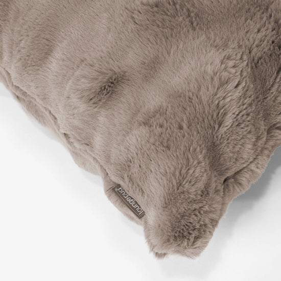 Scatter Cushion Cover 47 x 47cm - Bubble Faux Fur Mink 02