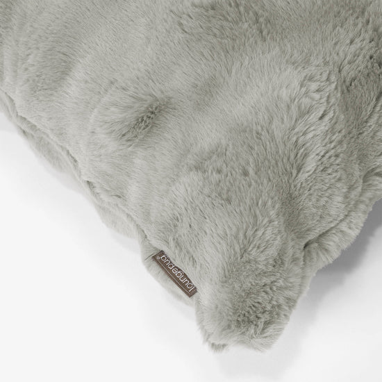 Scatter Cushion Cover 47 x 47cm - Bubble Faux Fur Sage Green 02