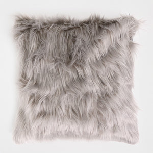 Scatter Cushion Cover 47 x 47cm - Mongolian Fur Grey