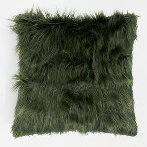Scatter Cushion Cover 47 x 47cm - Mongolian Fur Sage Green