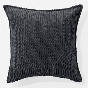 Scatter Cushion Cover 47 x 47cm - Pom Pom Black