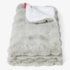 Sherpa Throw / Blanket - Bubble Faux Fur Sage Green