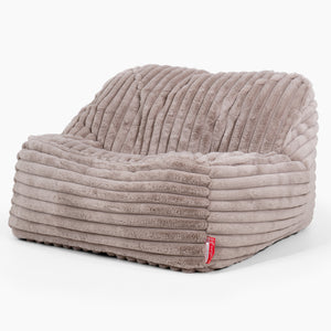 Sloucher Bean Bag Chair - Ultra Plush Cord Minky