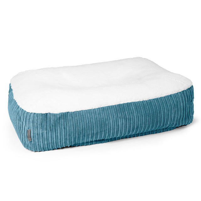 Sloucher Large Dog Bed Replacement Cover - Sherpa & Cord 01