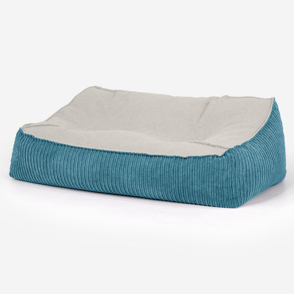Sloucher Bean Bag Sofa Replacement Cover - Boucle & Cord 01