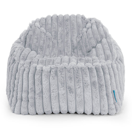 Sloucher Child's Bean Bag 2-6 yr - Ultra Plush Cord Duck Egg Blue 02