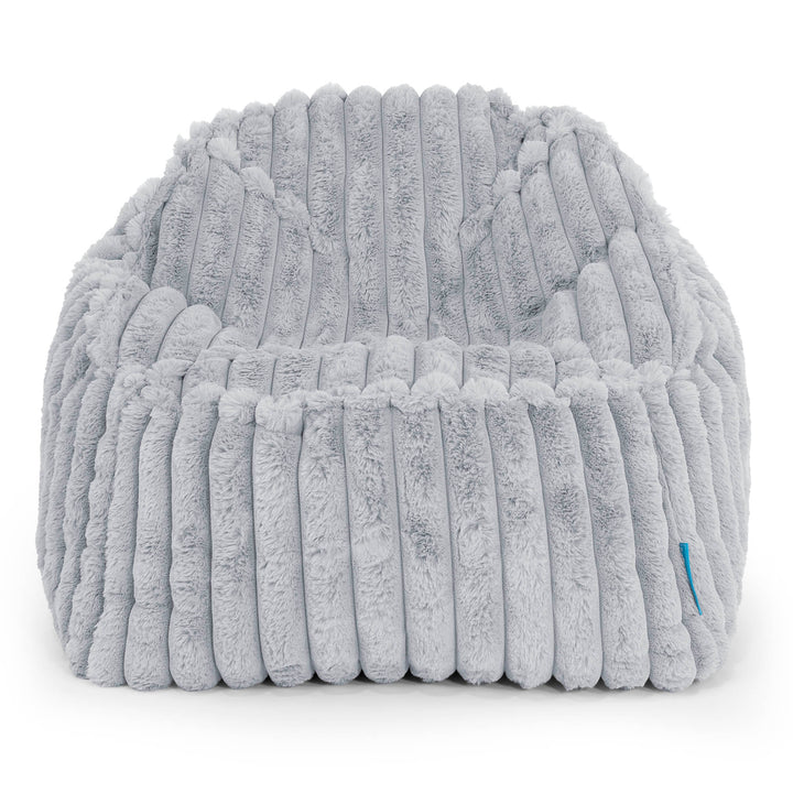 Sloucher Child's Bean Bag 2-6 yr - Ultra Plush Cord Duck Egg Blue 02