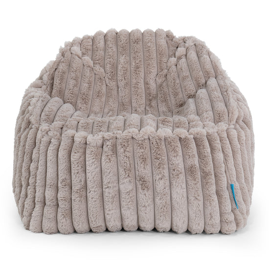 Sloucher Child's Bean Bag 2-6 yr - Ultra Plush Cord Minky 02