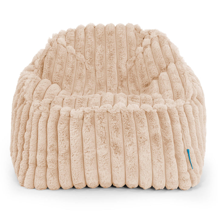 Sloucher Child's Bean Bag 2-6 yr - Ultra Plush Cord Peach 02