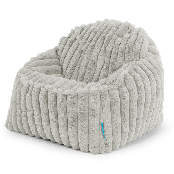 Sloucher Child's Bean Bag 2-6 yr - Ultra Plush Cord Sage Green 01