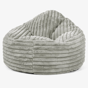 Archi Bean Bag Chair - Ultra Plush Cord Sage Green