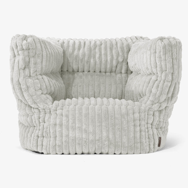 Albert Bean Bag Armchair 2.0 - Ultra Plush Cord Sage Green 01