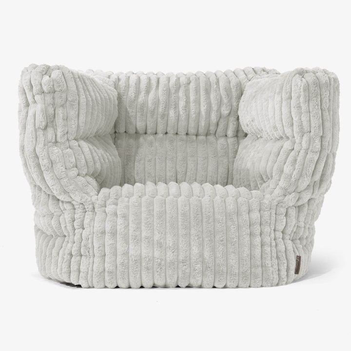 Albert Bean Bag Armchair 2.0 - Ultra Plush Cord Sage Green 01