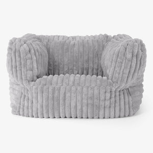 Albert Bean Bag Armchair - Ultra Plush Cord Grey