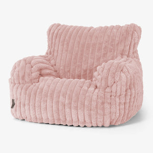 Josephine Bean Bag Armchair - Ultra Plush Cord Dusty Pink