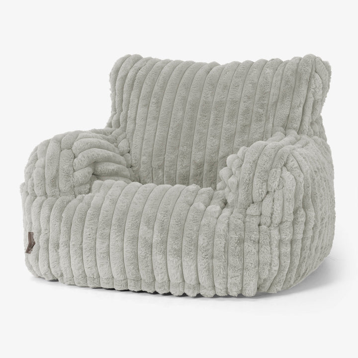 Josephine Bean Bag Armchair - Ultra Plush Cord Sage Green 01