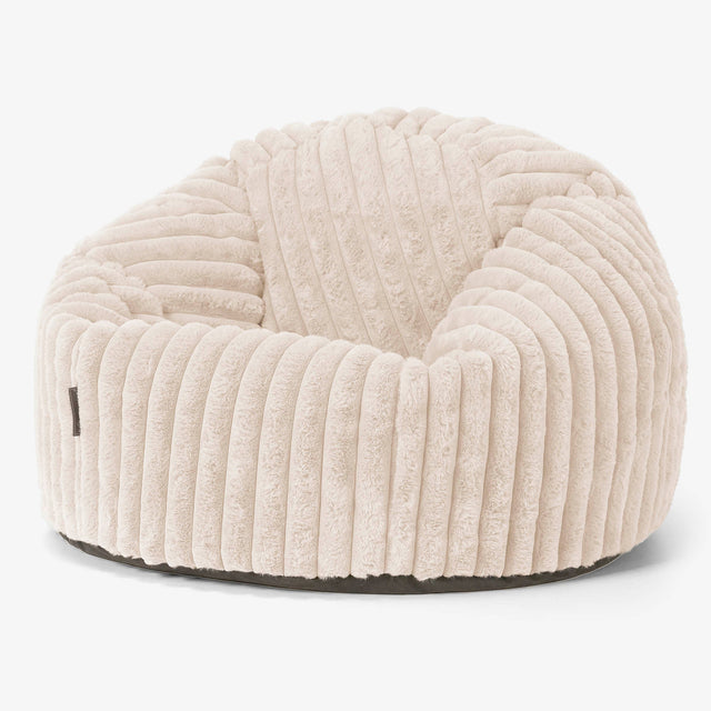 Classic Bean Bag Chair Replacement Cover - Ultra Plush Cord 01