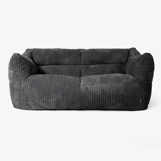 Victor Sofa Bean Bag - Cord Black 01