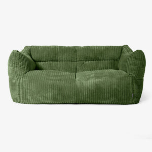Victor Sofa Bean Bag - Cord Forest Green