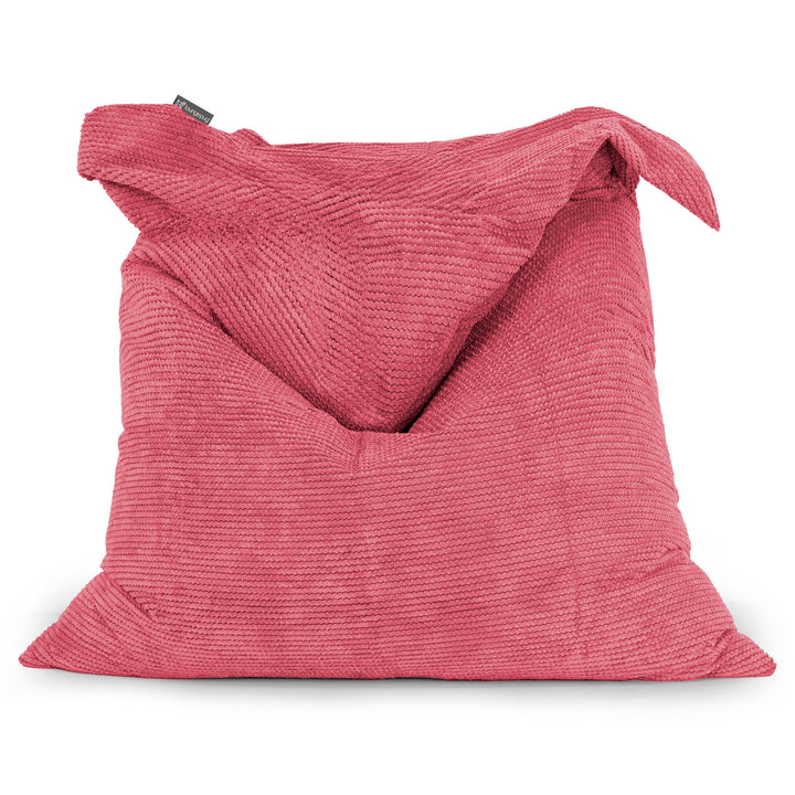 XL Pillow Bean Bag - Pom Pom Pastel Red 01