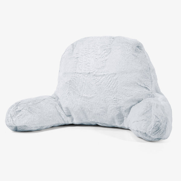 High Back Support Cuddle Cushion Replacement Cover - Fluffy Faux Fur Rabbit 01