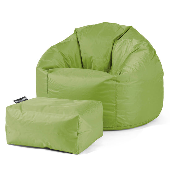 Outdoor Classic Bean Bag Chair - SmartCanvas™ Lime Green 02