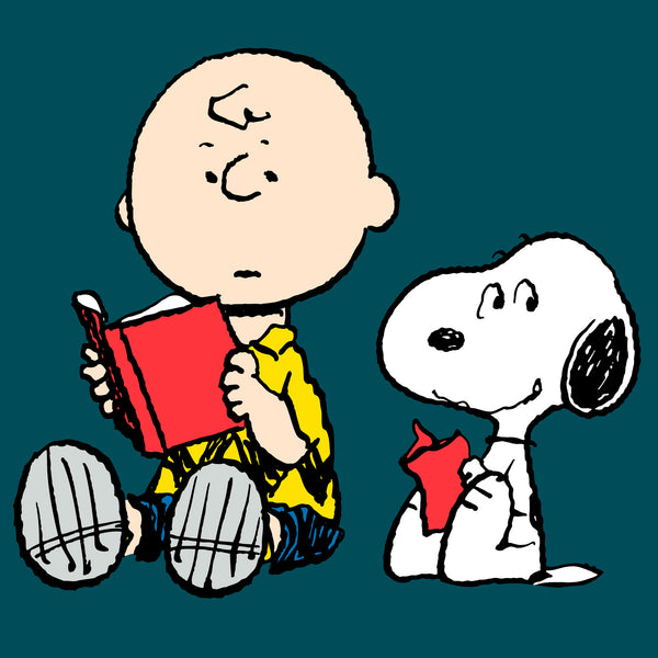 Snoopy High Back Support Cuddle Cushion - Snoopy & Charlie Brown Fabric Close-up Image