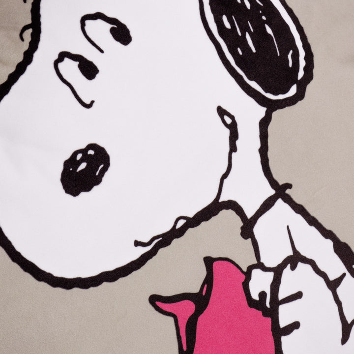 Snoopy High Back Support Cuddle Cushion - Reading 02