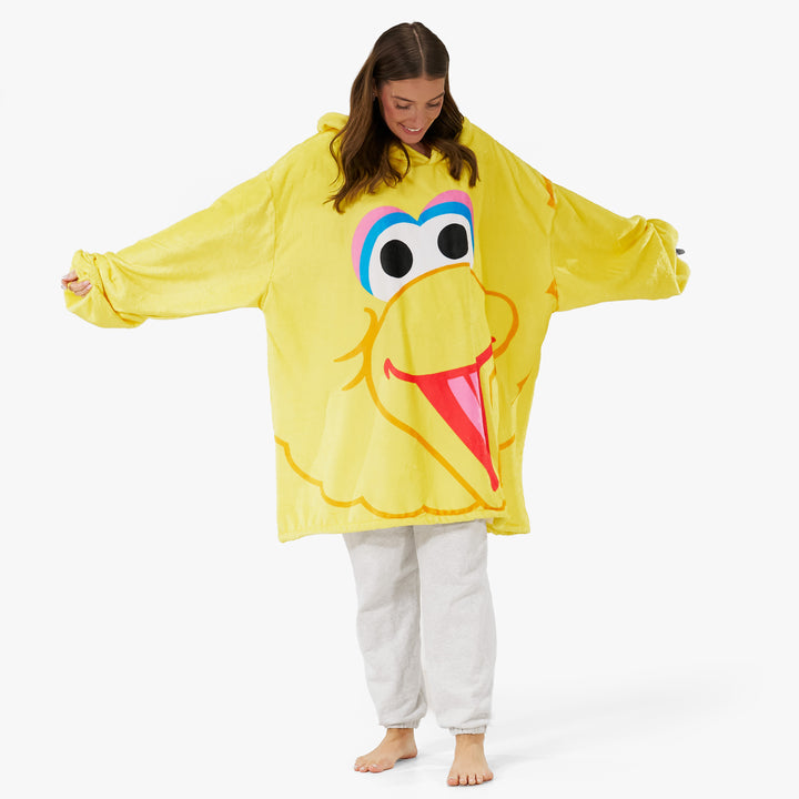 Oversized Adult Hoodie Blanket - Big Bird 02