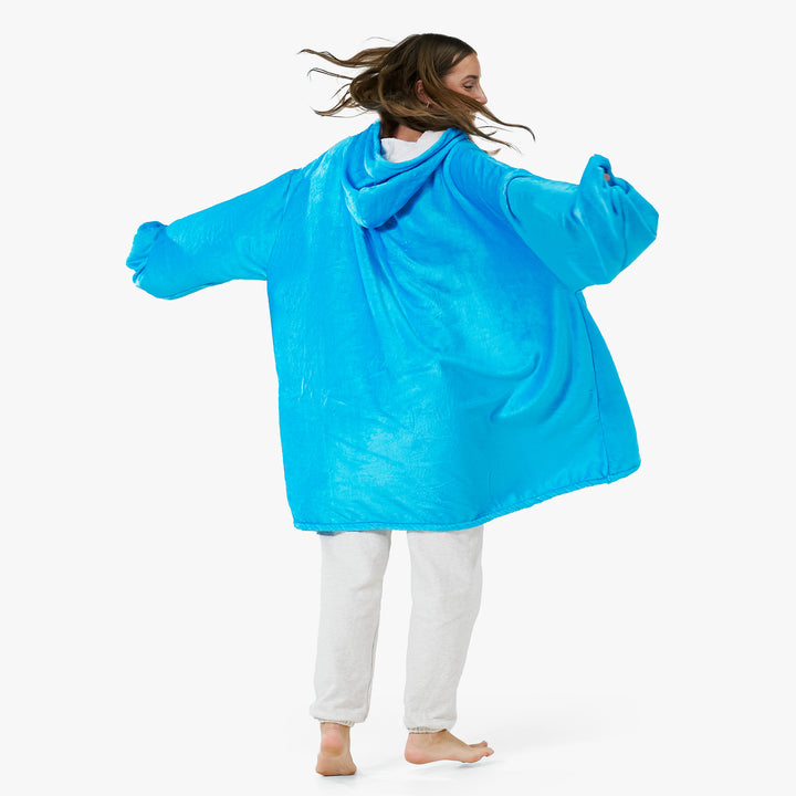 Oversized Adult Hoodie Blanket - Cookie Monster 04