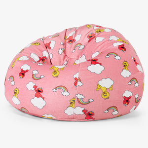 Classic Kids Bean Bag Chair 1-5 yr - Elmo & Big Bird
