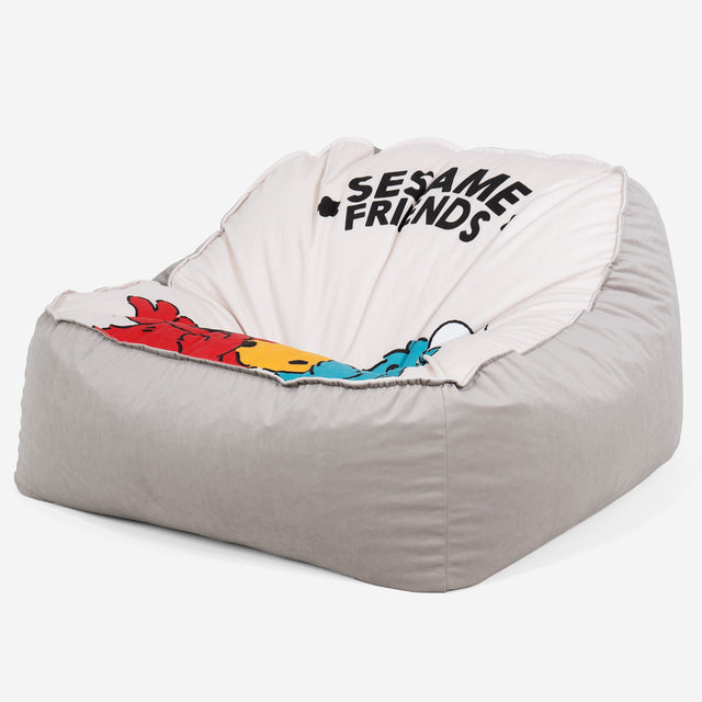 Sloucher Bean Bag Chair - Sesame Friends 01