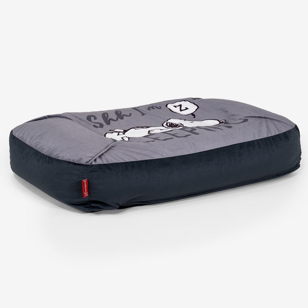 Snoopy Sloucher XL Dog Bed - Sleeping Fabric Close-up Image