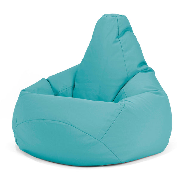 SoleiStorm™ Ultra 2000 h+ Outdoor Highback Bean Bag Chair - Olefin Aqua 01