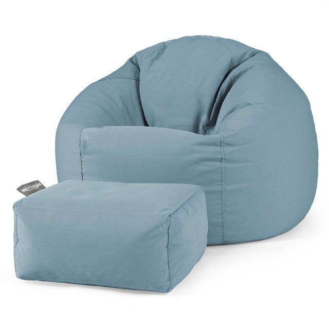 SoleiStorm™ Ultra 2000 h+ Outdoor Classic Bean Bag Chair - Olefin Baby Blue 02