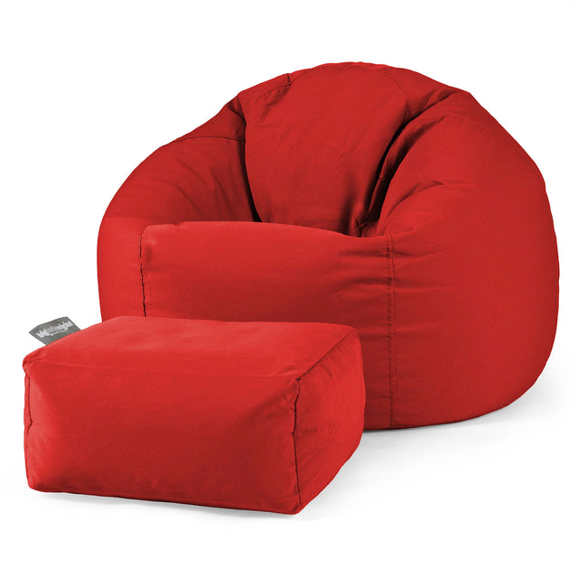 SoleiStorm™ Ultra 2000 h+ Outdoor Classic Bean Bag Chair - Olefin Red 02