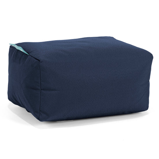 SoleiStorm™ Ultra 2000 h+ Outdoor Small Footstool - Olefin Navy 01