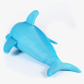 Children's Dolphin Waterproof Pool Toy Bean Bag - Aqua Blue 02