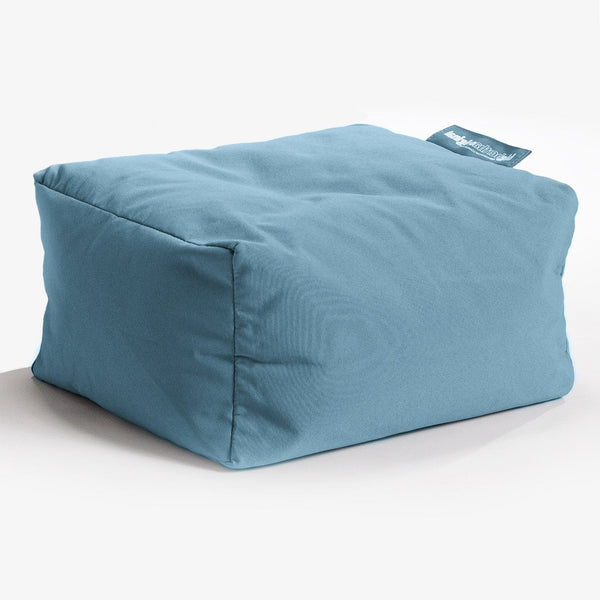 SoleiStorm™ Ultra 2000 h+ Outdoor Small Footstool - Olefin Baby Blue 01