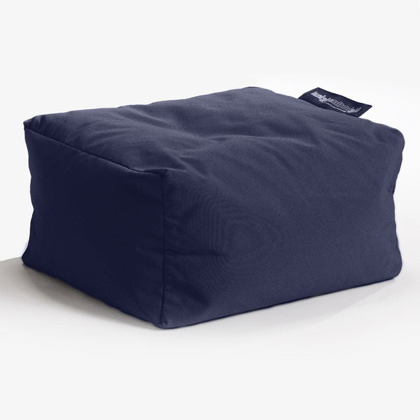 SoleiStorm™ Ultra 2000 h+ Outdoor Small Footstool - Olefin Navy 01