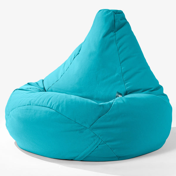 SoleiStorm™ Ultra 2000 h+ Outdoor Highback Bean Bag Chair - Olefin Aqua 01