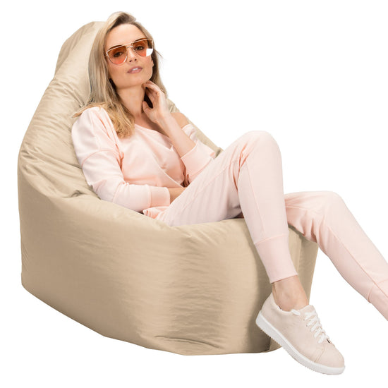 XXL Giant Outdoor Bean Bag - SmartCanvas™ Beige 03