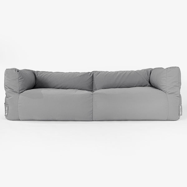 SoleiStorm™ Ultra 2000 h+ 3 Seater Sofa Outdoor Bean Bag - Olefin Mid Grey 01