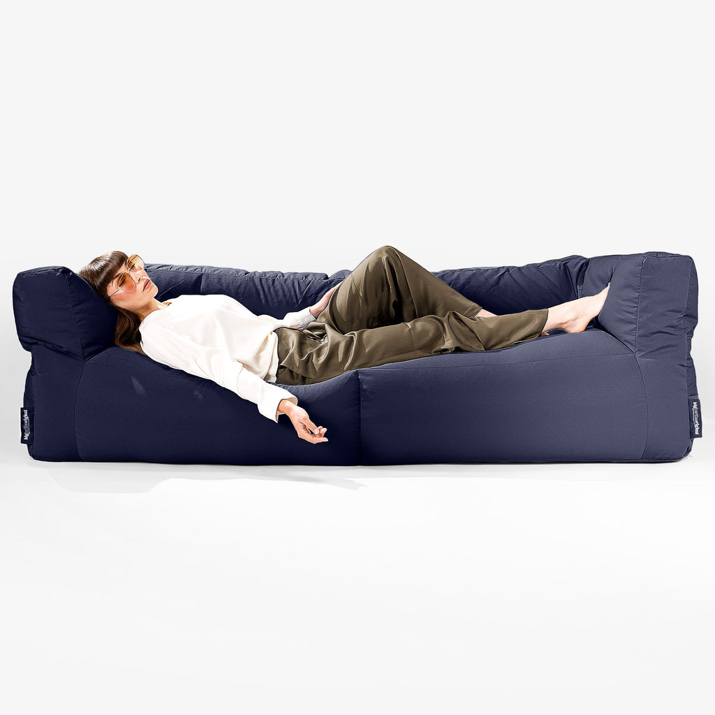 SoleiStorm™ Ultra 2000 h+ 3 Seater Sofa Outdoor Bean Bag - Olefin Navy 03