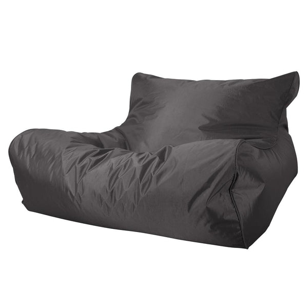 Outdoor Waterproof Floating Bean Bag for the Pool - SmartCanvas™ Graphite Grey Fabric Close-up Image