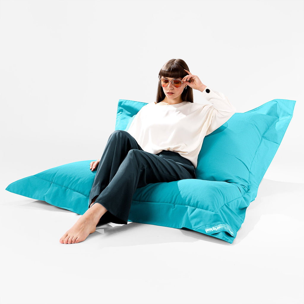 SoleiStorm™ Ultra 2000 h+ XXL Giant Outdoor Bean Bag - Olefin Aqua 02